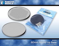 801003 - 60mm Round Bases- 1 Pack of 5 Bases