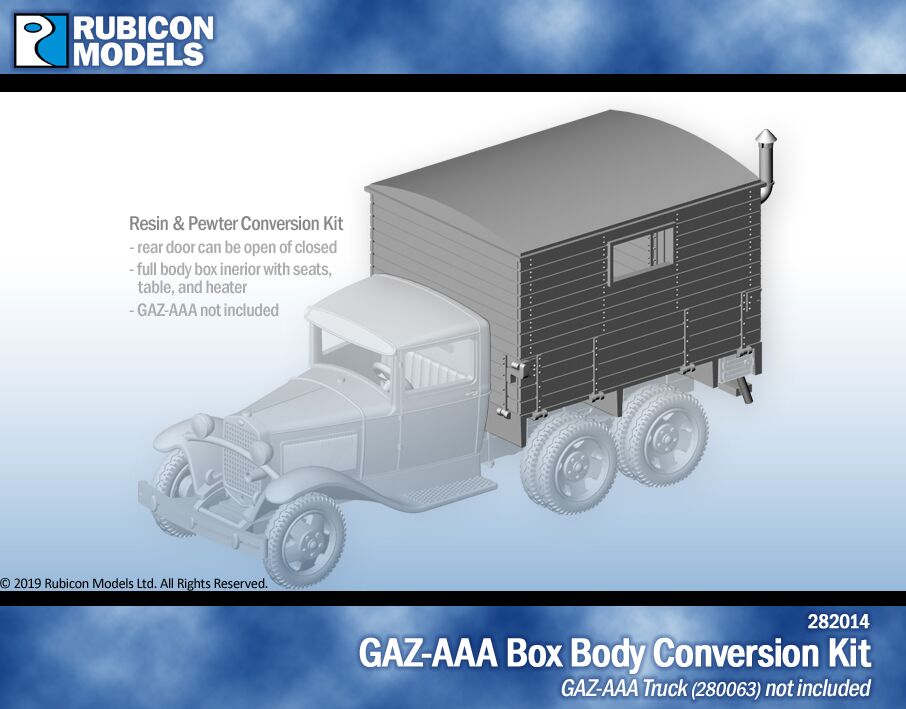 282014 GAZ-AAA Kastenaufbau-Upgrade-Kit - Harz