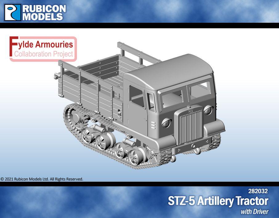 282032 USSR STZ-5 Artillery Tractor (driver faulty)