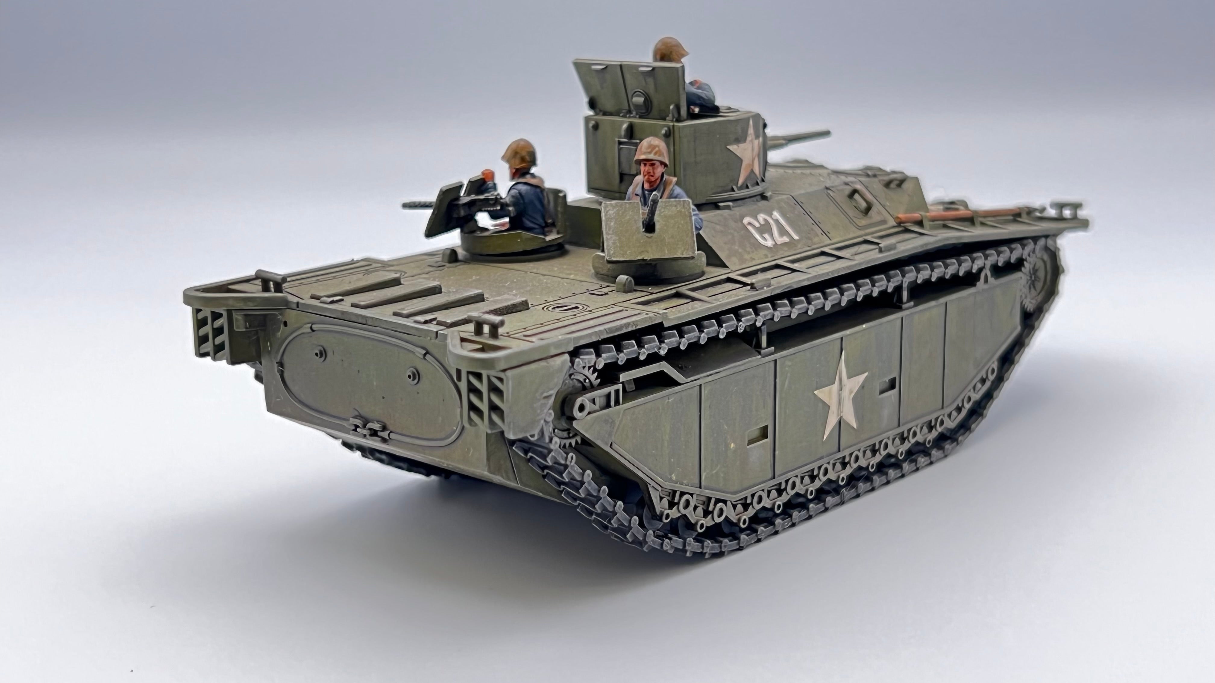１/３５　LVT-(A)１　AMTANK LVT-(A) 1 Amtank Revell 03055
